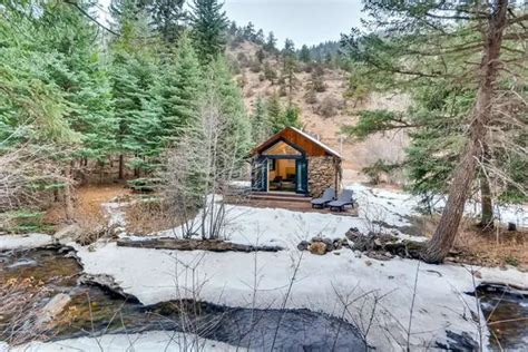 Minimalist Modern WATERFRONT Cabin - Cabins for Rent in Idaho Springs ...