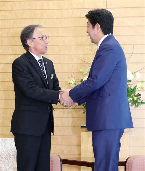 首相と沖縄知事が会談 辺野古巡る協議1カ月で 読んで見フォト 産経フォト