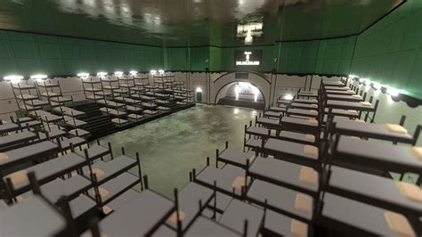 Squid Game Map Sleeping Area 3d Model Cgtrader