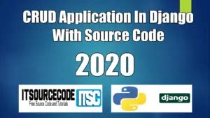 Django Crud App With Source Code Itsourcecode