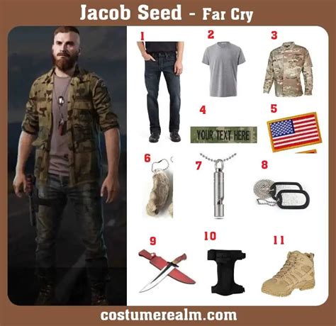 How To Dress Like Jacob Seed Costume Guide For Cosplay And Halloween