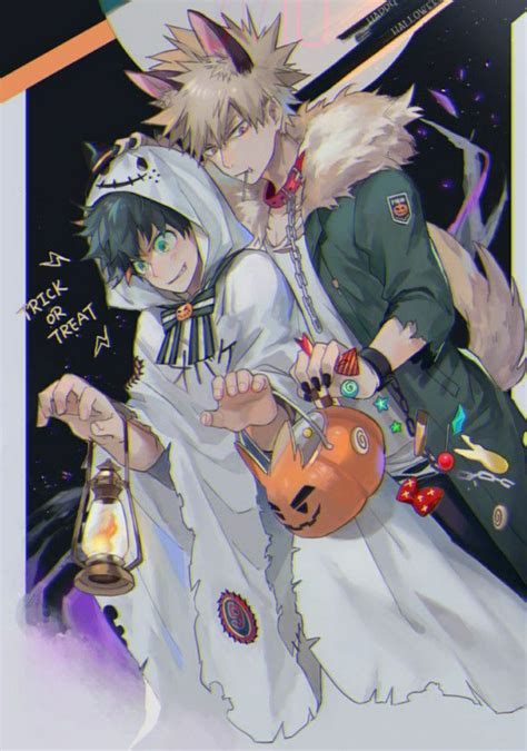 Bakudeku Halloween Au