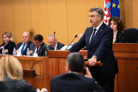 Plenković u Saboru Strateška ostvarenja u proteklih sedam godina