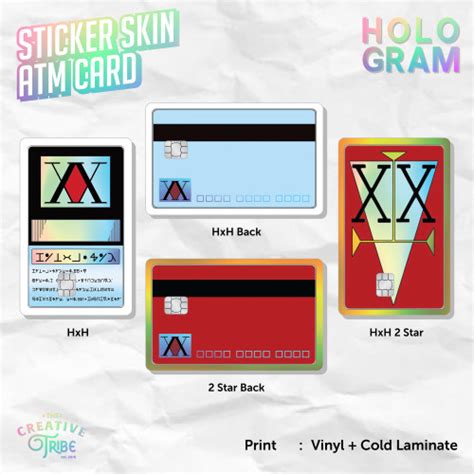 Jual Hunter License Sticker Skin Card HOLOGRAM HxH Stiker Kartu HxH