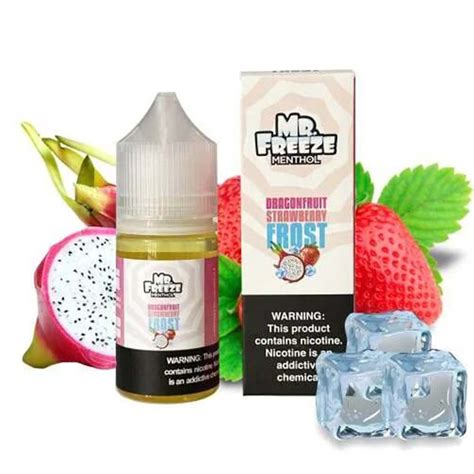 Nicsalt Mr Freeze Dragonfruit Strawberry Frost Totalpod Total Pod