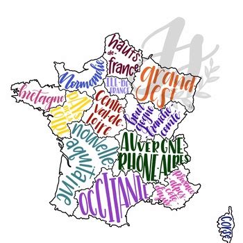 *BUNDLE La Francophonie: Colorful Map Set of Francophone Countries