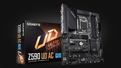 Материнская плата GIGABYTE Z590 UD AC фото технические