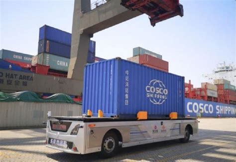 Cosco Shipping Completes 5G Enabled Automated Vehicle Trial In China