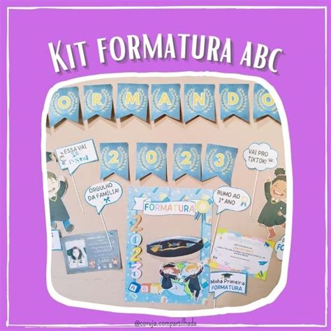 Kit Formatura ABC Camilla Cristina Do Rozario Santos Fortunato Hotmart