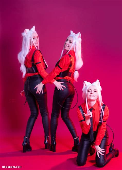 Carry Key Cerberus Helltaker Naked Cosplay Asian Photos