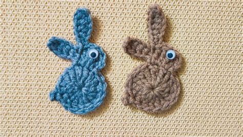 How To Crochet Easter Bunny Applique