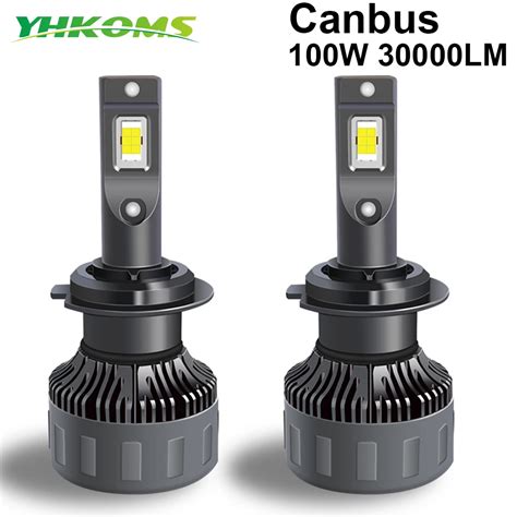 Yhkoms Faro Led Para Coche L Mpara Antiniebla Turbo W Lm H