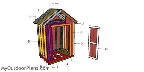 6x4 Shed Roof Plans | MyOutdoorPlans