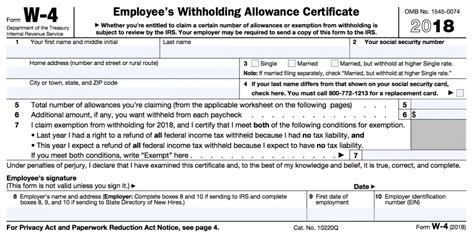 Should I Claim 1 Or 0 On My W4 Whats Best For Your Tax Allowances