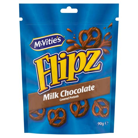 Flipz Milk Chocolate Covered Pretzels 90 G Carrefour Site