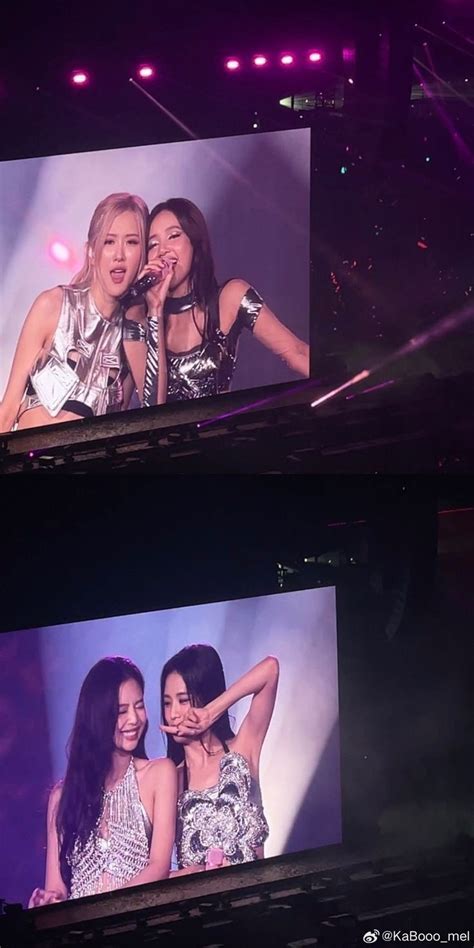 BLACKPINK CHAELISA AND JENSOO BORN PINK WORLD TOUR IN LOS ANGELES