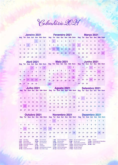 Planner Professor Tie Dye Calendario Fazendo A Nossa Festa