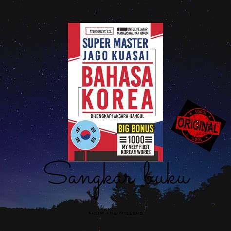 Jual BUKU BAHASA KOREA SUPER MASTER JAGO KUASAI BAHASA KOREA Shopee