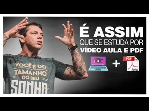 COMO ESTUDAR POR VÍDEO AULA E PDF APRENDA DE UMA VEZ POR TODAS