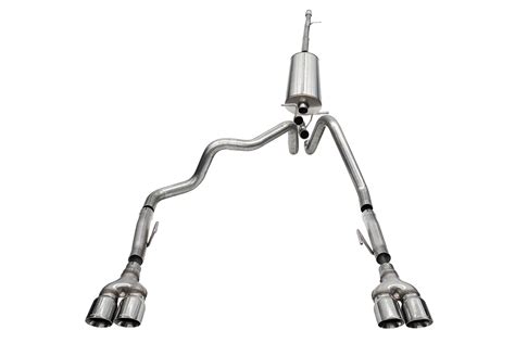 Corsa Performance Sierra 1500 Dual Exhaust System With Polished Tips