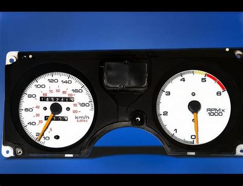 Pontiac Firebird Metric Kmh White Face Gauges Ebay