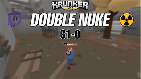 Krunker Io Double Nuke On Kranked With Handcam Youtube