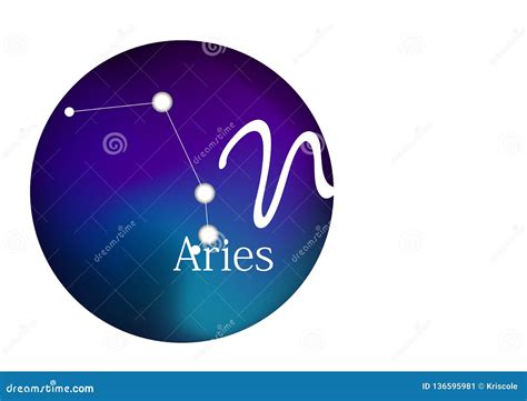 Aries Round Zodiac Animal Sign Realistic Mystical Background Wallpaper