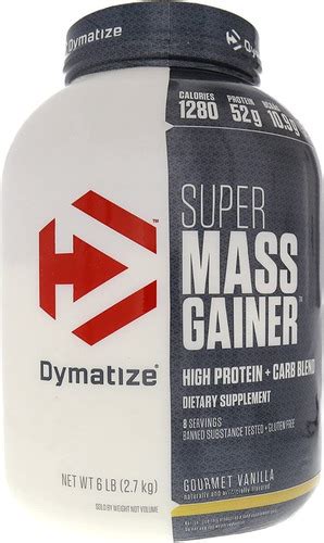 Super Mass Gainer 6 Libras Dymatize Cuotas Sin Interés