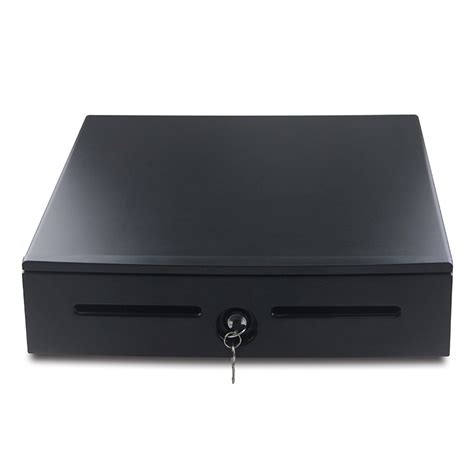 405mm 4 5 Bill 8 Coin Desktops Metal Rj11 Cash Box Electronic Cash