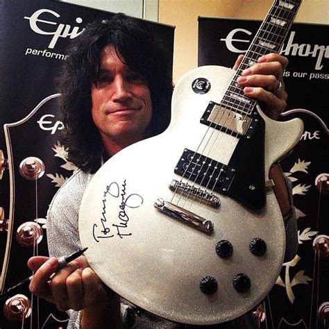 Best Guitarist Tommy Thayer From Band Kiss At Namm Music Show 2013 I