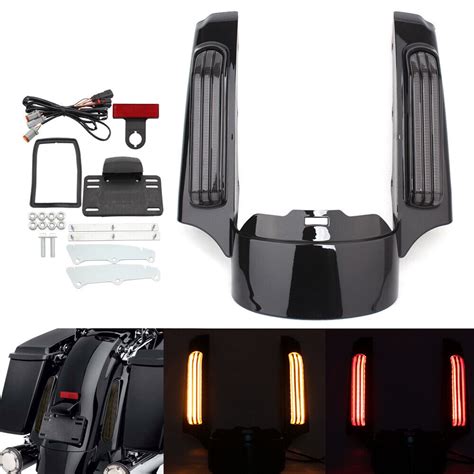 Rear Fender Fascia Led Light For Harley Touring Road King Street Glide