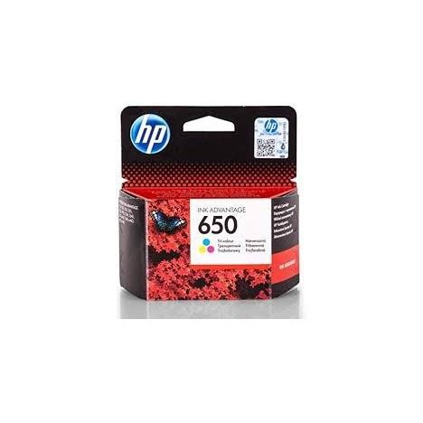 Cartouche jet d'encre HP original CZ102AE pour HP 650-Couleurs Tunisie
