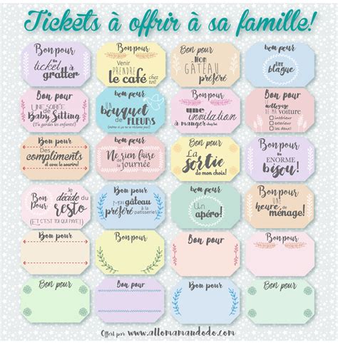 Des tickets cadeaux pour offrir des moments de bonheur à Noël Bons