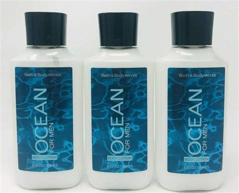 Lot Of 3 Bath And Body Works Ocean For Men Body Lotion 8 Fl