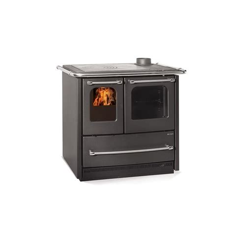 Cucina A Legna Sovrana Easy Evo Nera Kw La Nordica Extraflame