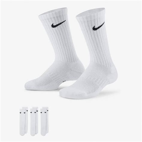 3 Pair Nike Performance Cushioned Crew Kids Training Socks Exercise ...