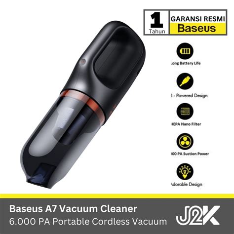 Jual Vacuum Cleaner Baseus A Portable Car Cordless Penghisap Debu