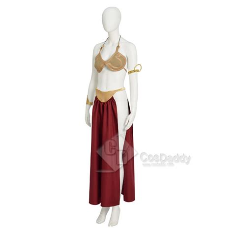 Star Wars Princess Leia Organa Cosplay Costume Leia Slave Bikini Halloween Carnival Suit