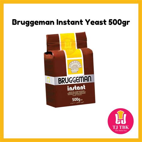 Jual Bruggeman Instant Yeast Brown 500gr Ragi Instant Roti Bruggeman