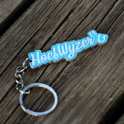 Sleutelhanger Met Logo Hoefwijzer Hoefwijzer