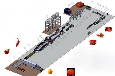 TOMATO PEPPER PASTE AND FRUIT PROCESSING LINE SKY MACHINES