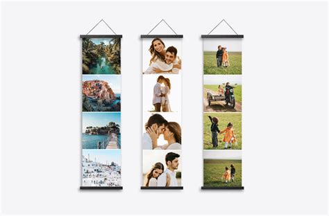 Memory Strip Premium Photo Paper With Hand Crafted Wooden Hangers