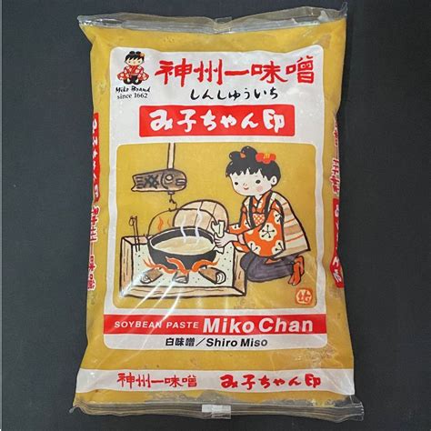 Mikochan Shiro Miso 1kg Shinshuichi Soybean Paste 神州一味噌 Sa04