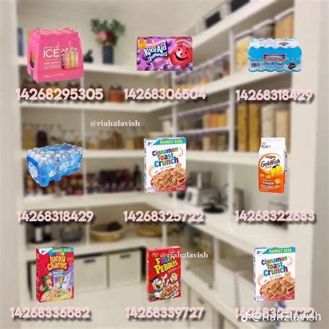 Pin By Cinnamoroll Lovies On Bloxburg Roblox Pantry Decal Bloxburg