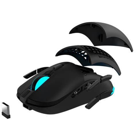 Newskill Mouse Da Gioco Rgb Senza Fili Arakne Elite Dpi