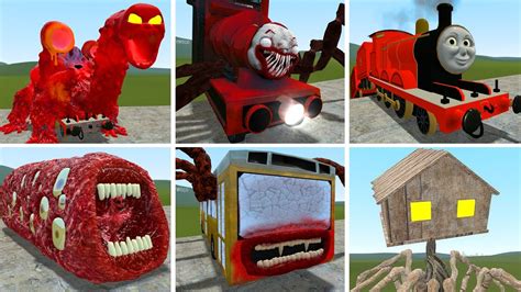 All Monster Train Scary James Cursed House Head Monster Charles