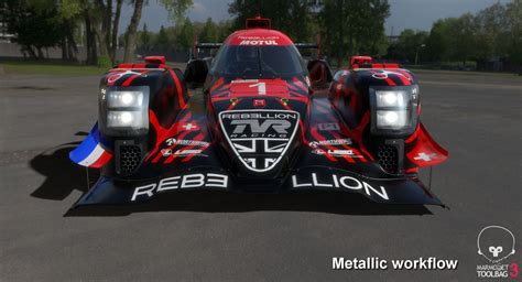 Rebellion Racing R13 LMP1 WEC Season 2018 2019 3D Model 89 3ds Dxf