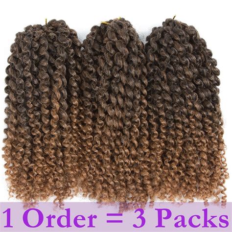 Amazon Marlybob Crochet Hair Afro Kinky Curly Hair Crochet Braids