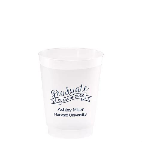 Personalized Graduation Frosted Plastic Shatterproof Cups 10oz Party City