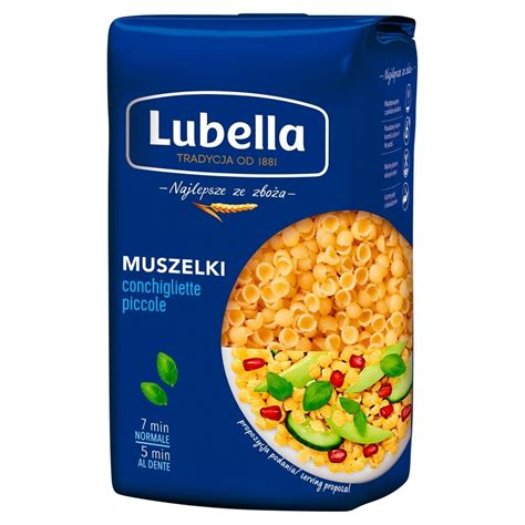 Lubella Makaron muszelki 500 g Zakupy online z dostawą do domu